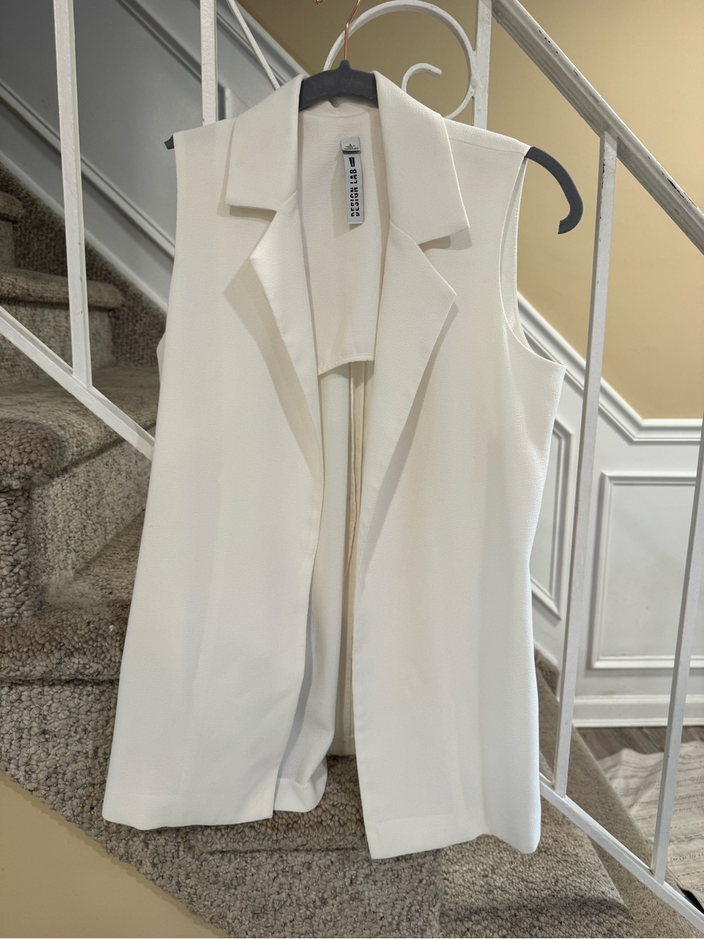 Lord & Taylor Sleeveless Blazer Vest